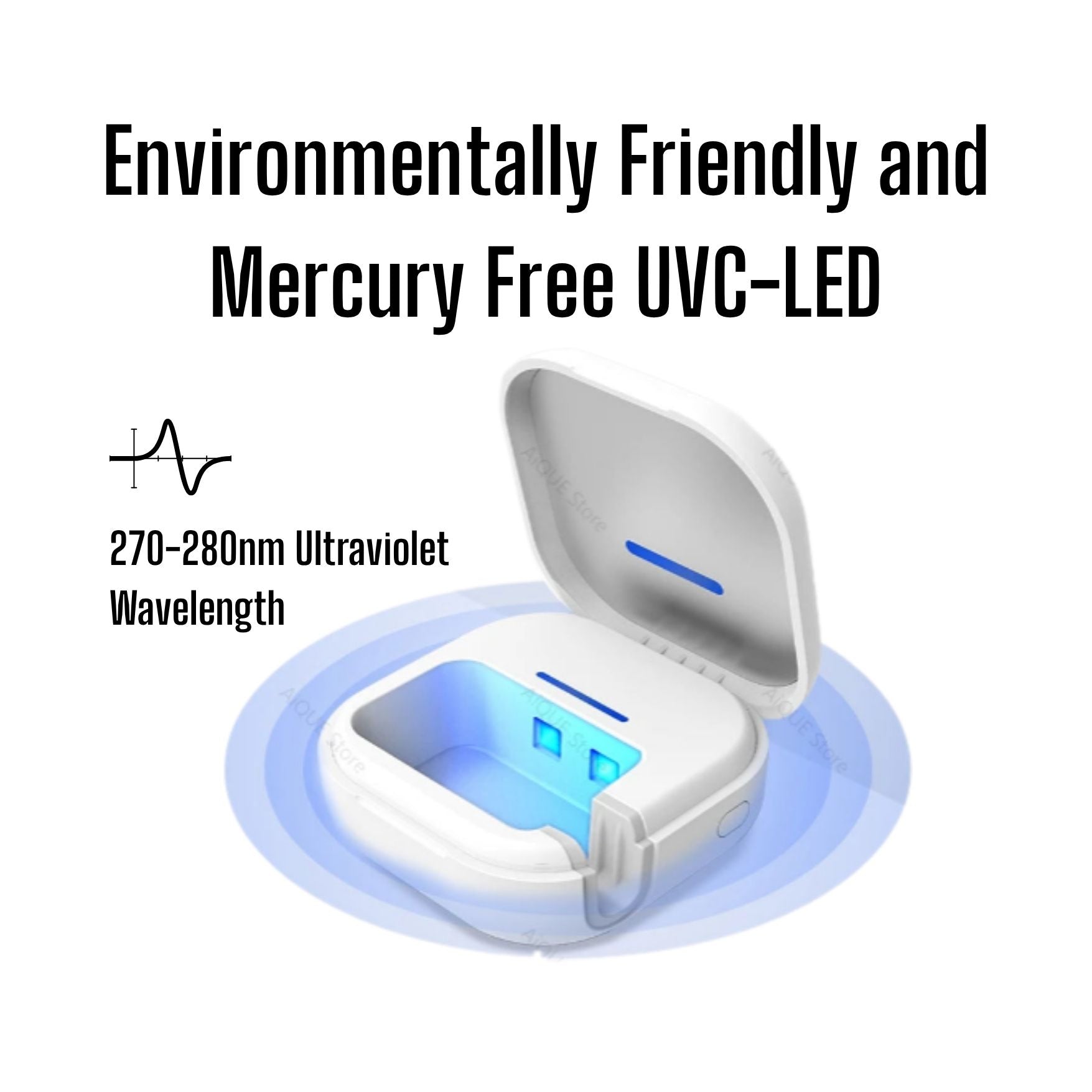 Mini Portable Rechargable UV Toothbrush Steriliser