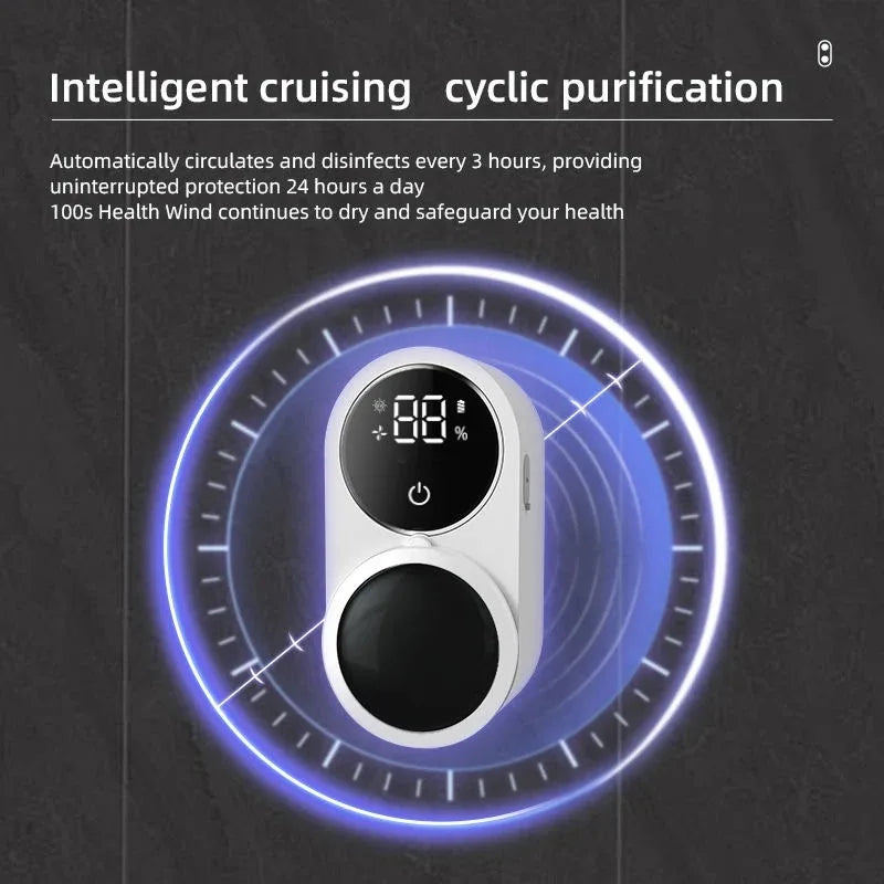 Wall-mounted Rechargeable UV Toothbrush Steriliser